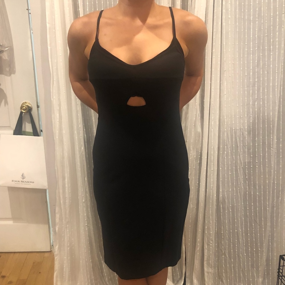 VICTORIA’S SECRET black cut-out dress